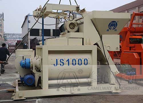 HZS60站配什么型号的主机，JS1000强制混凝土搅拌机